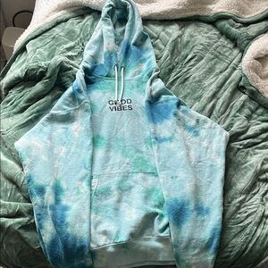 Artist Union Clothing Co. Blue Tie-Dye Hoodie